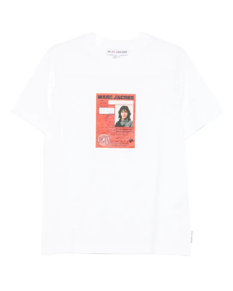 A.P.C. T-Shirt mit grafischem Print - Weiß Weiß