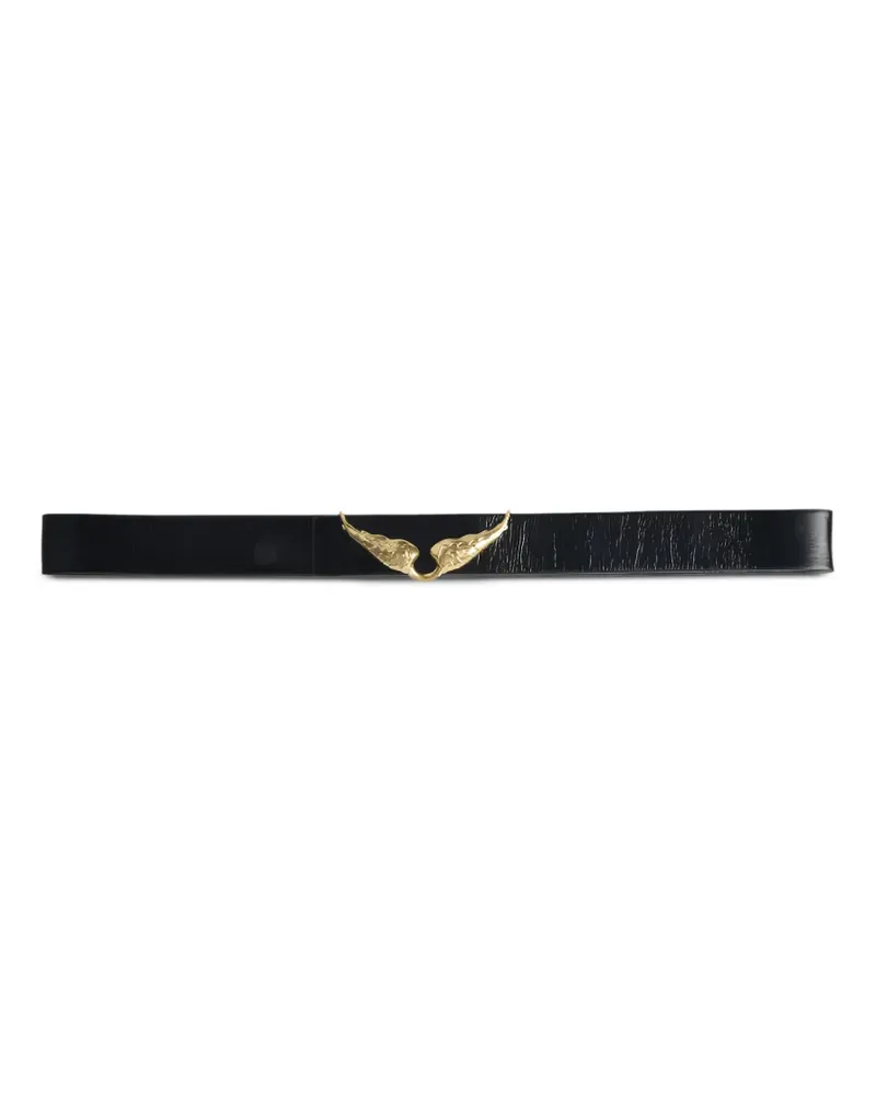 Zadig & Voltaire wings buckle belt - Schwarz Schwarz