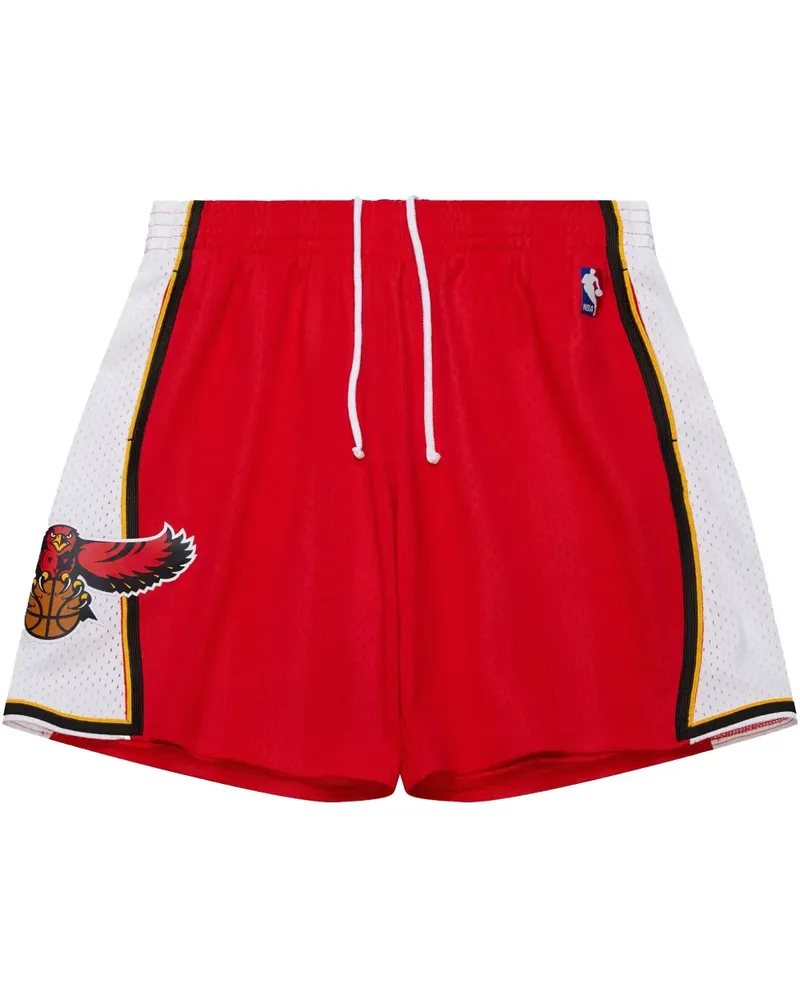 Mitchell & Ness NBA 1999 "Hawks" Shorts - Rot Rot