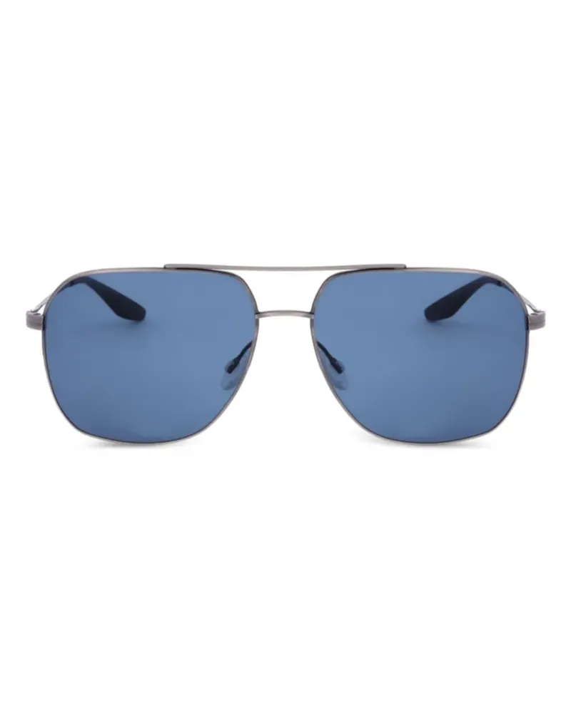 Barton Perreira Sonnenbrille mit eckigem Gestell - Silber Silber