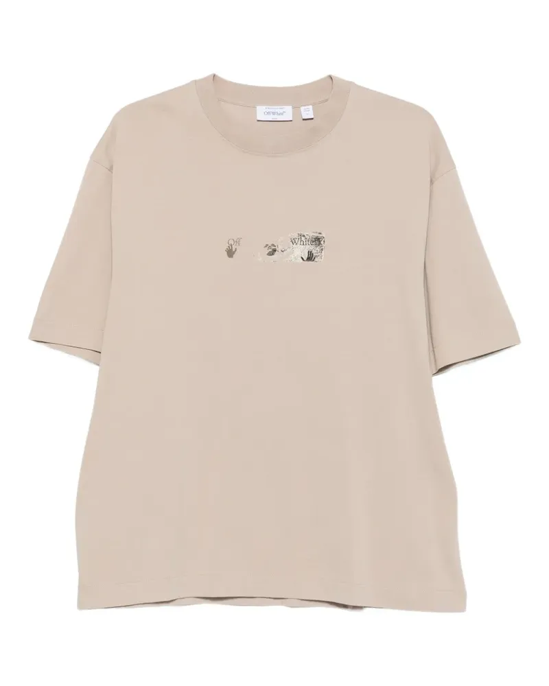OFF-WHITE Spices Arrow Skate T-Shirt mit Logo - Nude Nude