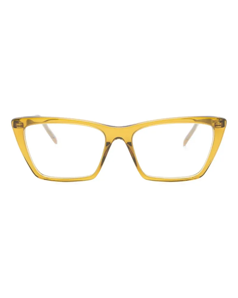 Saint Laurent Klassische Cat-Eye-Brille - Grün Grün