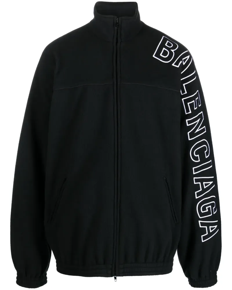 Balenciaga Outline Sportjacke - Schwarz Schwarz