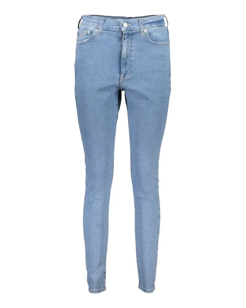 Tommy Hilfiger logo-patch pocket jeans - Blau Blau