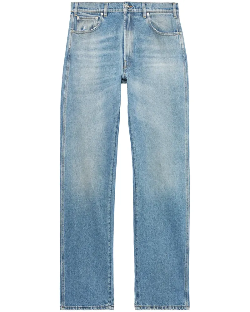 1989 STUDIO Straight-Leg-Jeans mit Einsätzen - Blau Blau