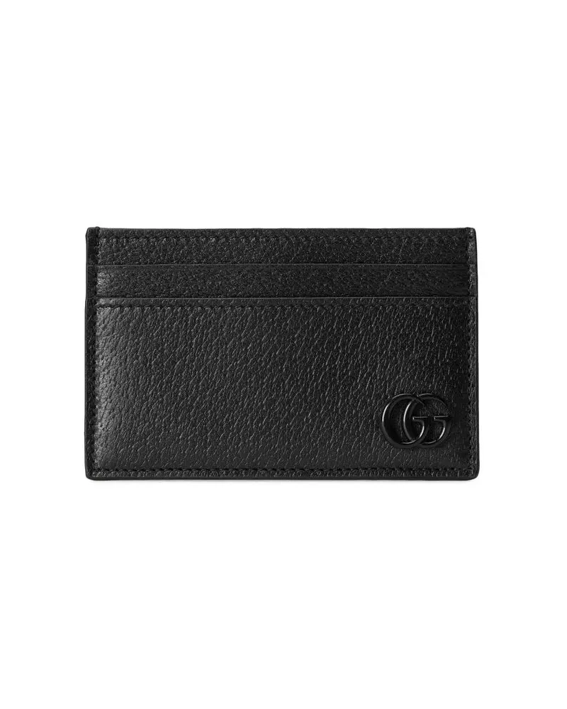 Gucci GG Marmont Kartenetui aus Leder - Schwarz Schwarz