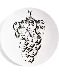 Fornasetti Tema e Variazioni n.53 Wandteller Weiß