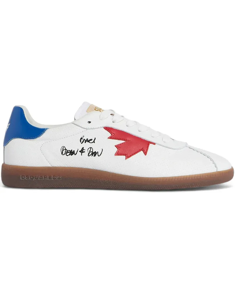 Dsquared2 Maple Leaf Rebels Sneakers - Weiß Weiß