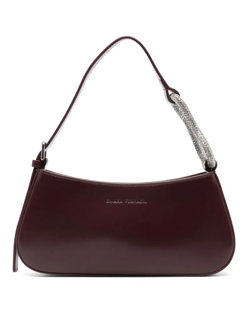 Chiara Ferragni Loop Schultertasche mit Strass - Rot Rot