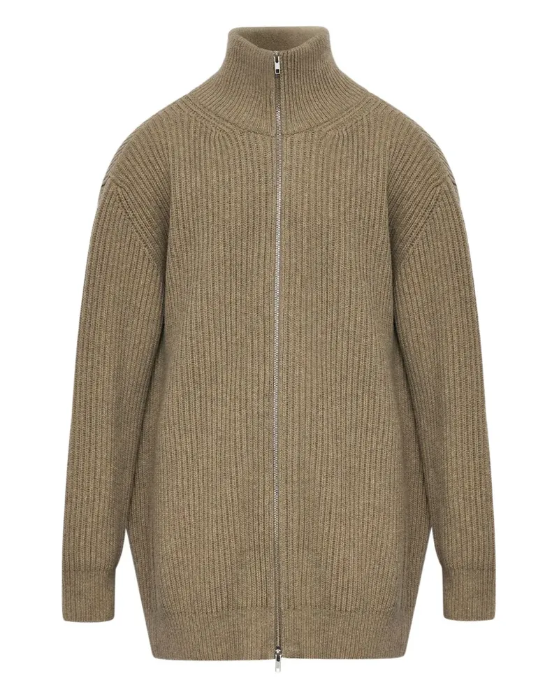 Maison Margiela Gerippte Jacke mit Reißverschluss - Grün Grün