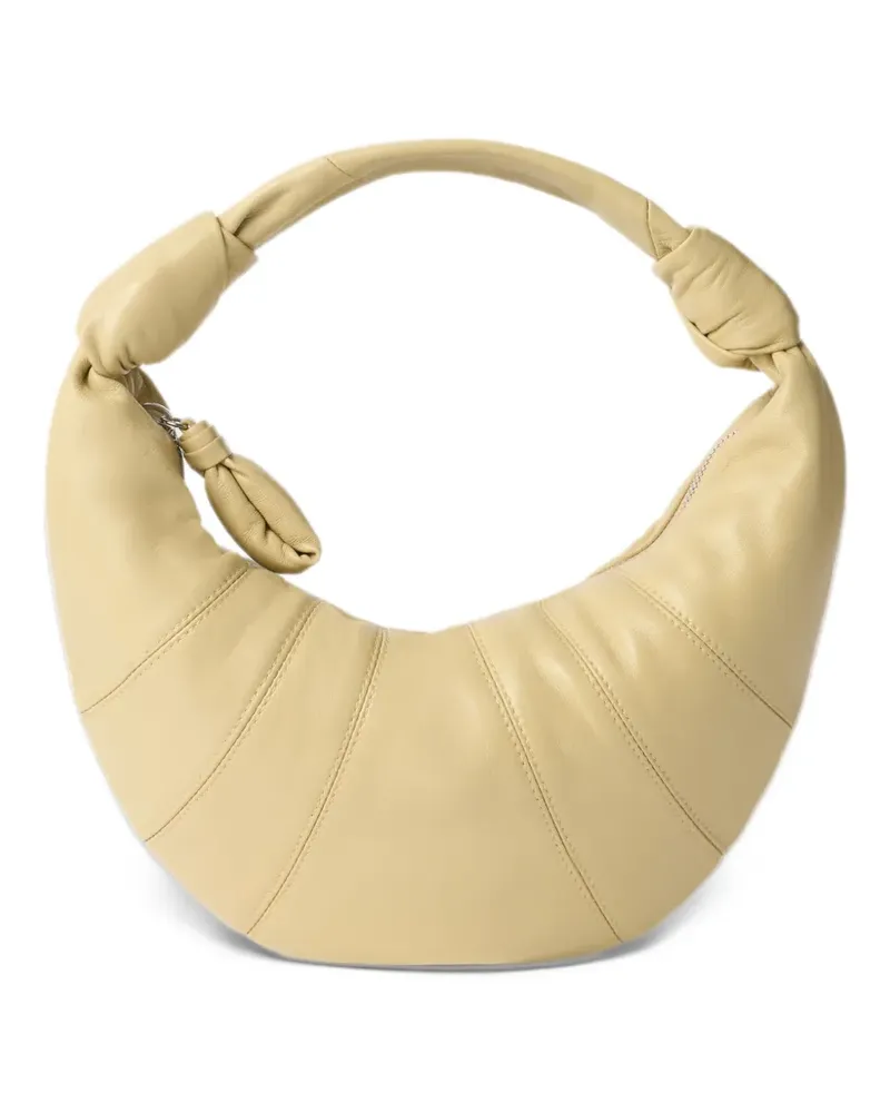 Christophe Lemaire Mini Fortune Croissant Tasche aus Leder - Nude Nude