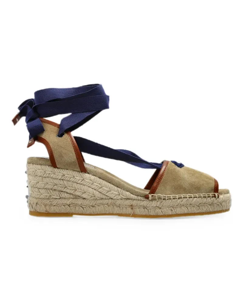 Versace Lola Wedge-Sandalen - Nude Nude