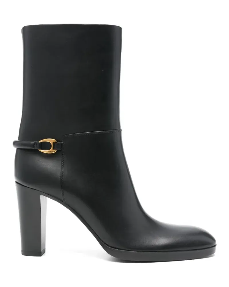 Saint Laurent Sulpice Stiefeletten 80mm - Schwarz Schwarz