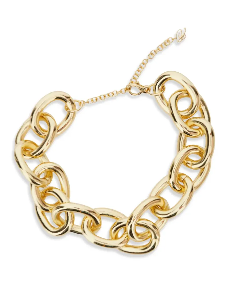 Blumarine Halskette mit breiten Gliedern - Gold Gold