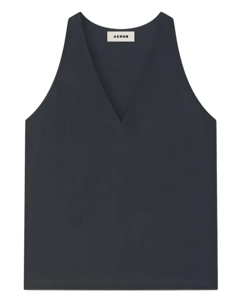 AERON Rea V-neck top - Schwarz Schwarz