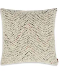 Missoni Home Kleines Gres Kissen mit Zickzackmuster Weiß