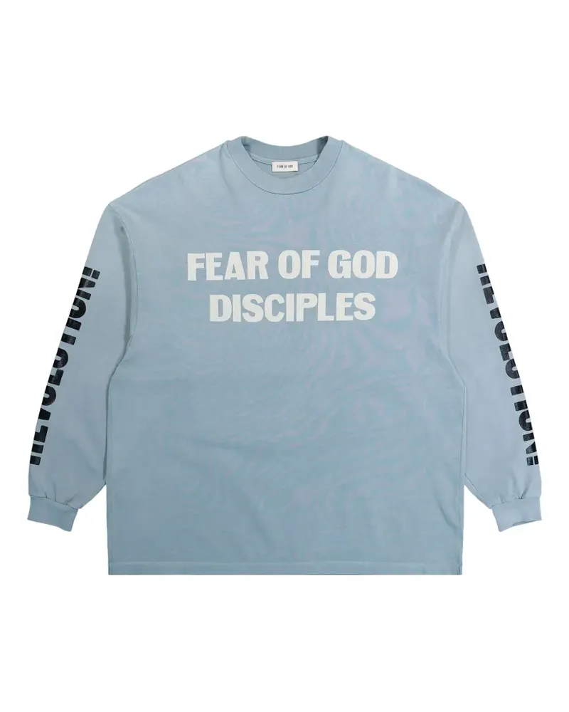 Fear of God Disciple graphic-print T-shirt - Blau Blau