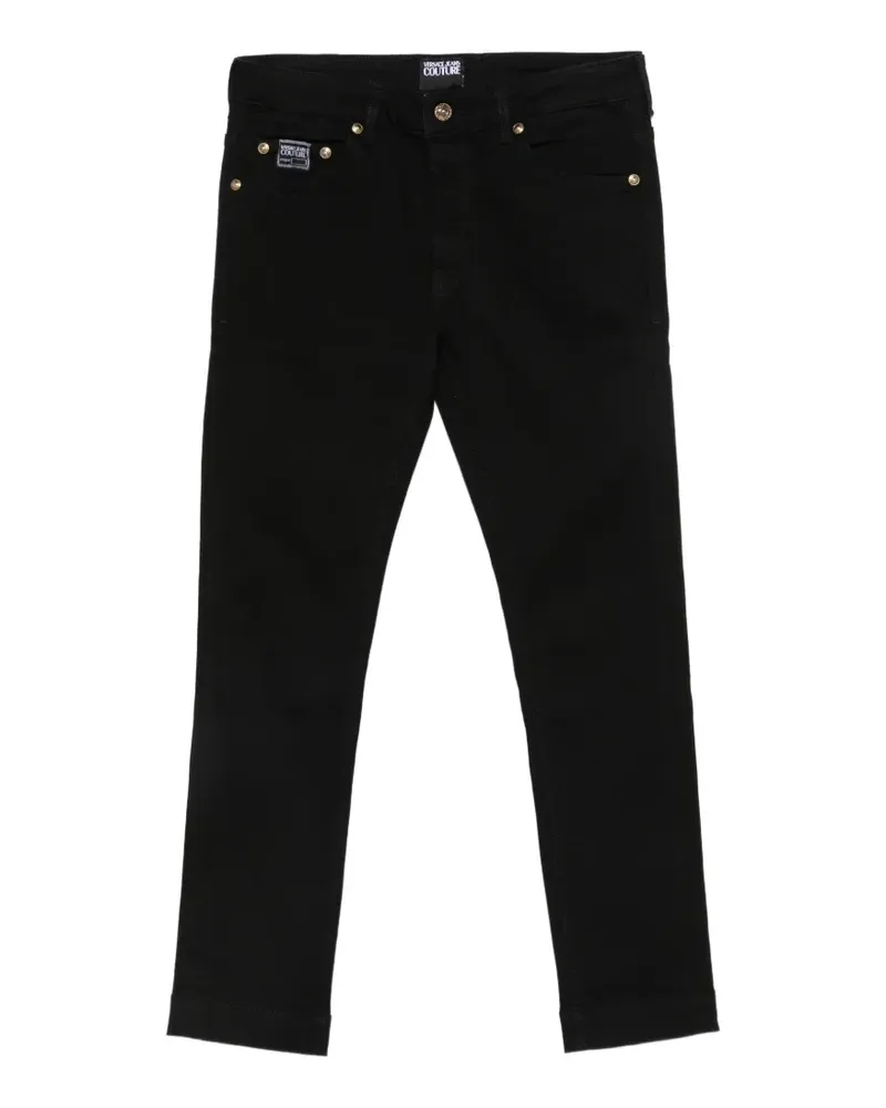 Versace Jeans logo-patch jeans - Schwarz Schwarz