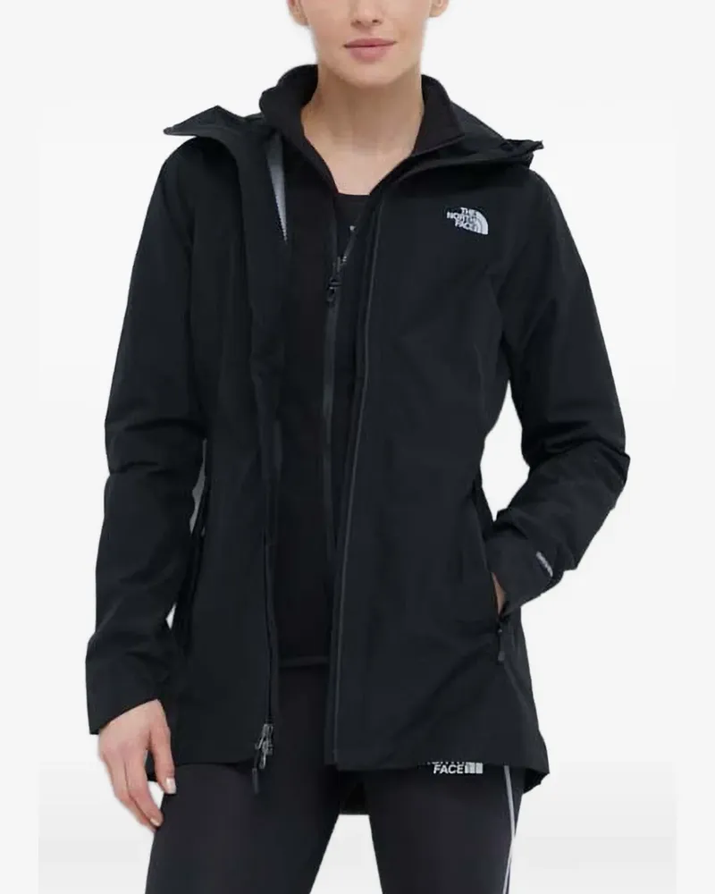 The North Face hooded zip-up jacket - Schwarz Schwarz