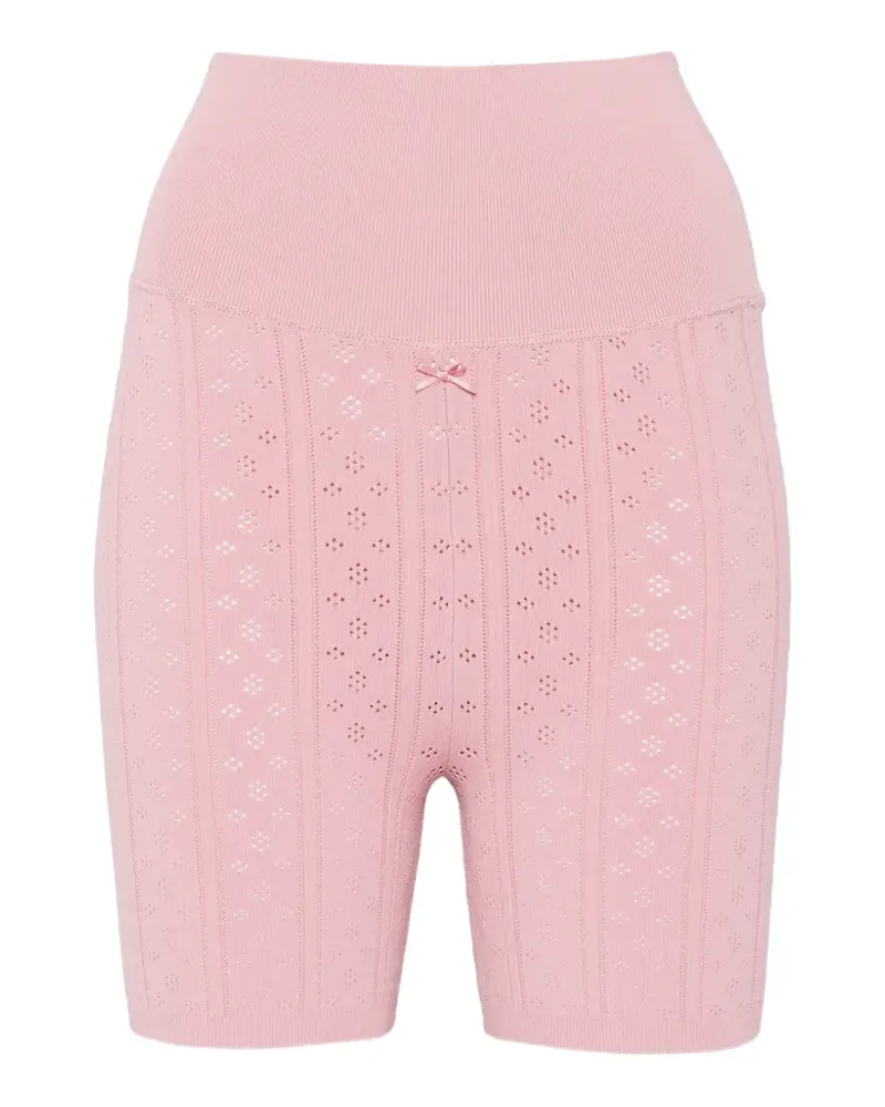 J.W.Anderson Shorts aus Pointelle-Strick - Rosa Rosa