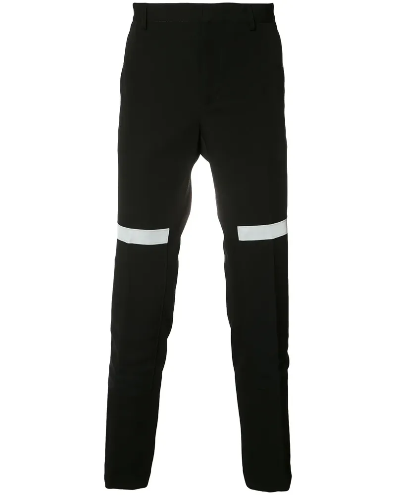 Lanvin Anzughose mit Kontraststreifen - Schwarz Schwarz