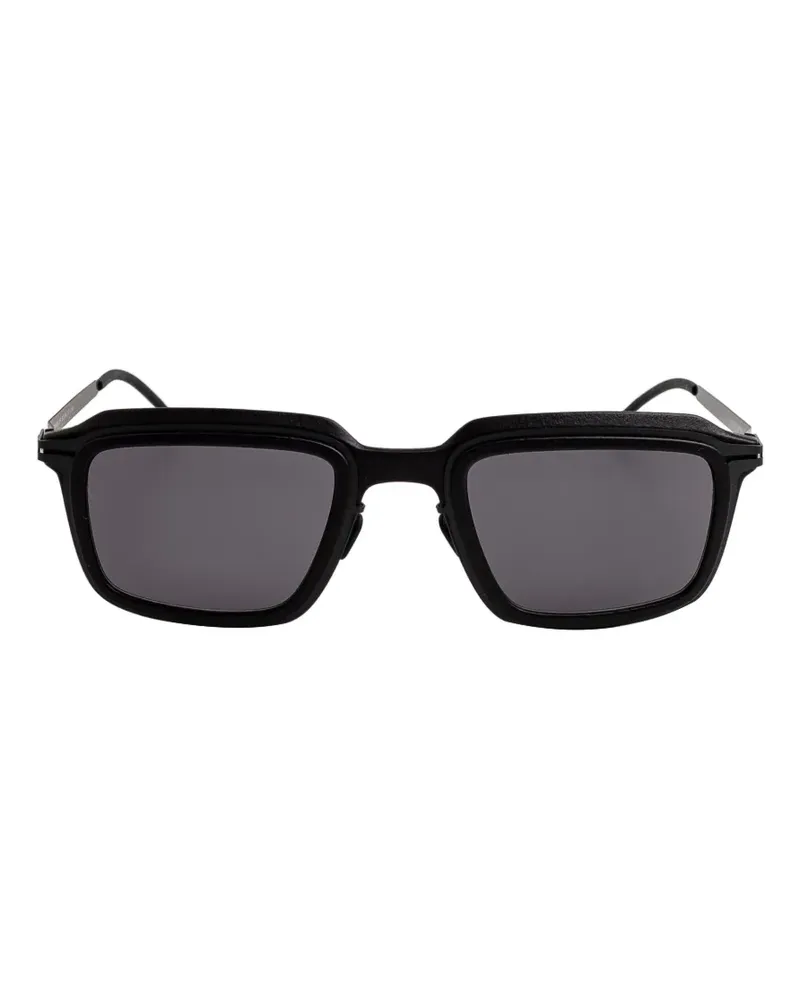 Mykita Drift Sonnenbrille mit eckigem Gestell - Schwarz Schwarz