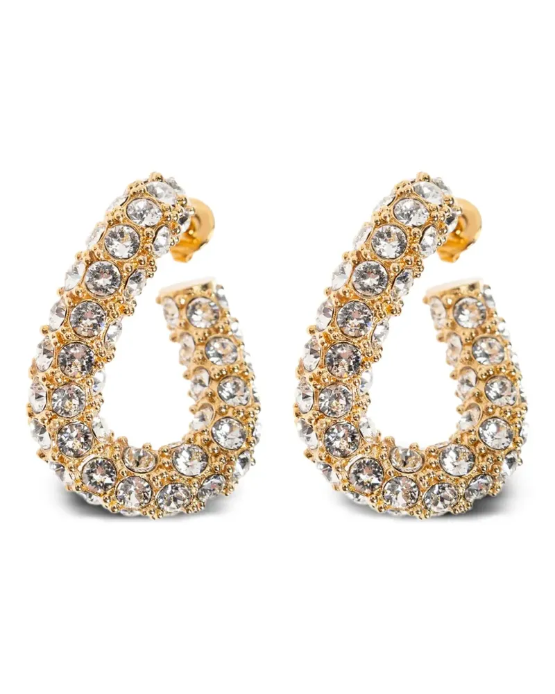 Isabel Marant Creolen mit Kristallen - Gold Gold