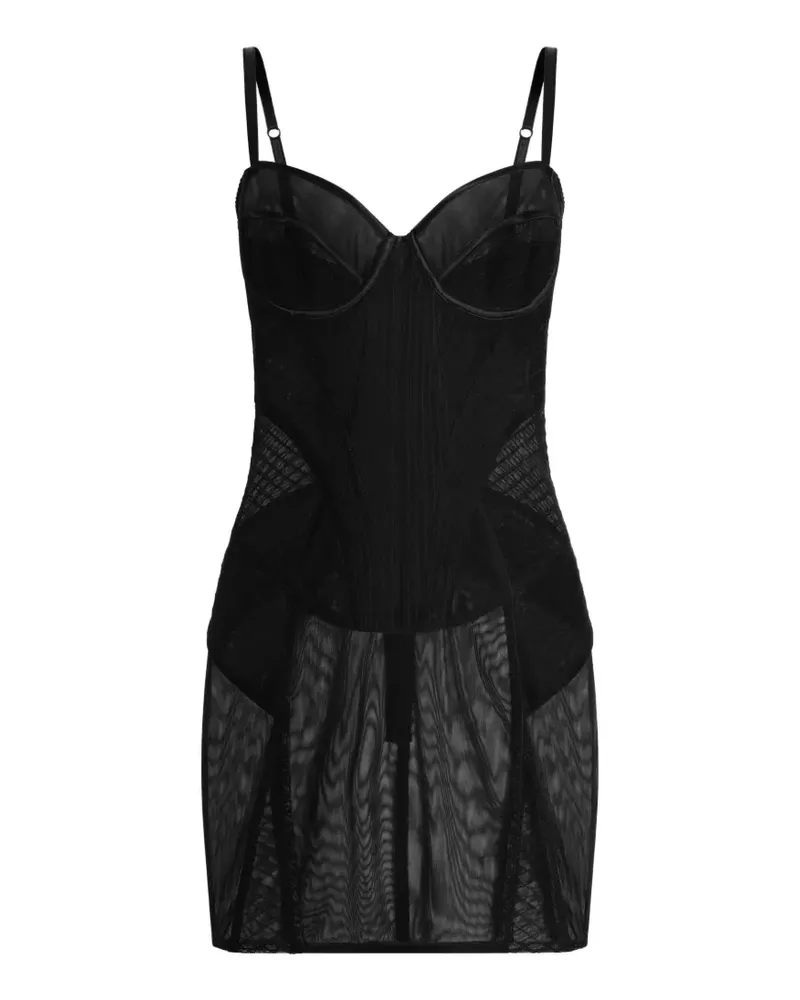 Dolce & Gabbana panelled strap dress - Schwarz Schwarz