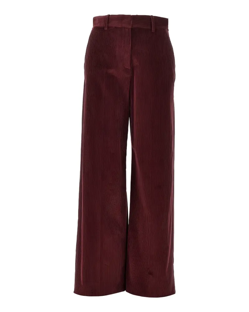 Max Mara corduroy straight-leg trousers - Rot Rot