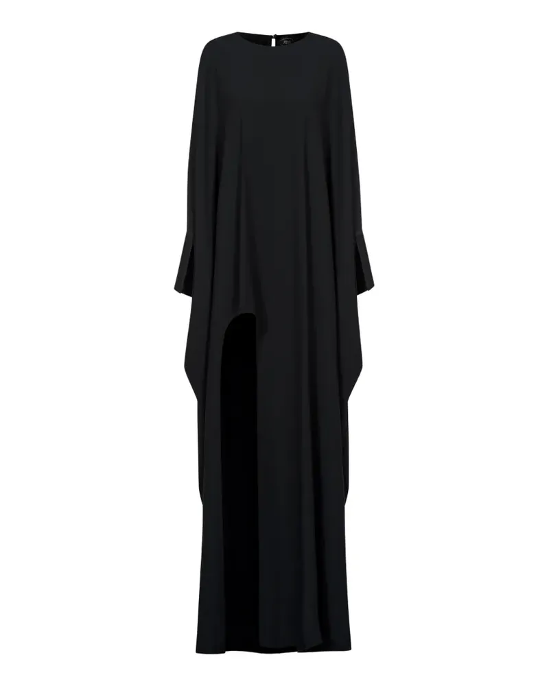 Taller Marmo Namib asymmetric kaftan dress - Schwarz Schwarz