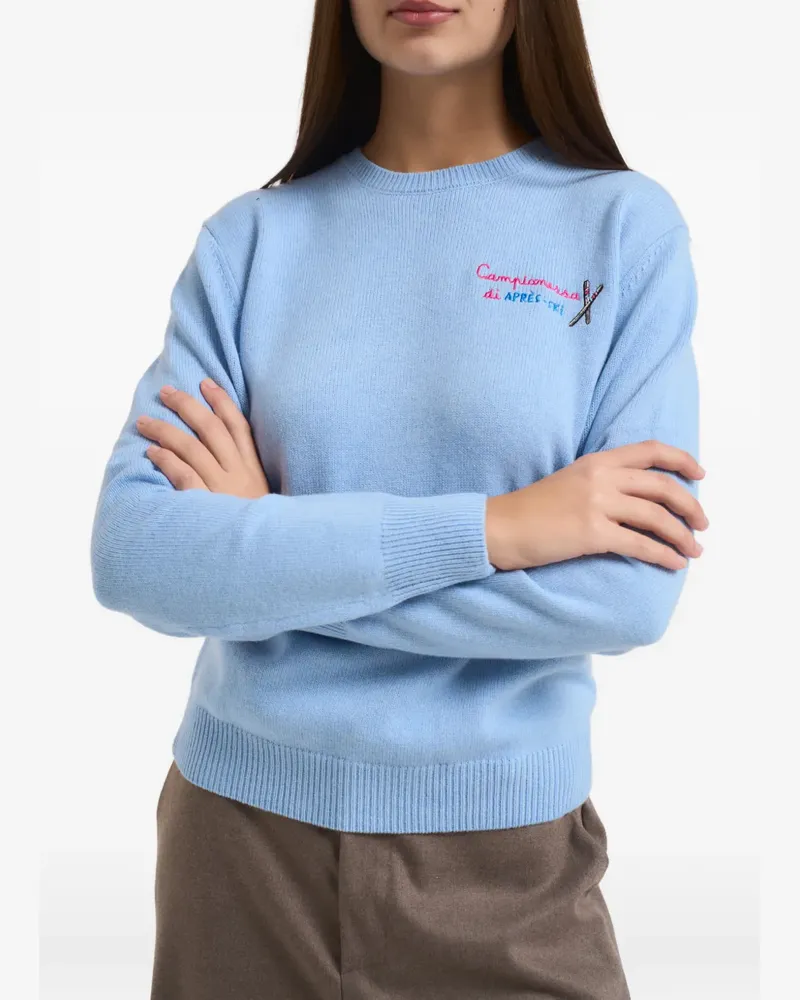 MC2 Saint Barth Bestickter Pullover - Blau Blau