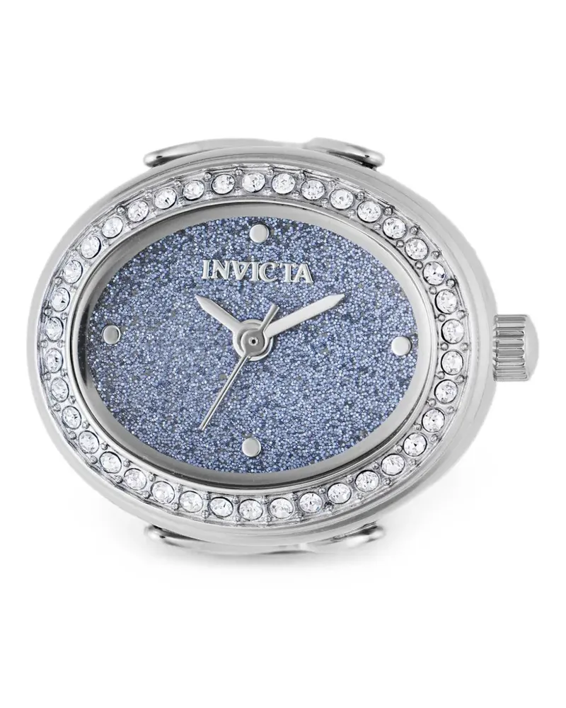 Invicta Mini Ring 24mm crystal-embellished watch - Blau Blau