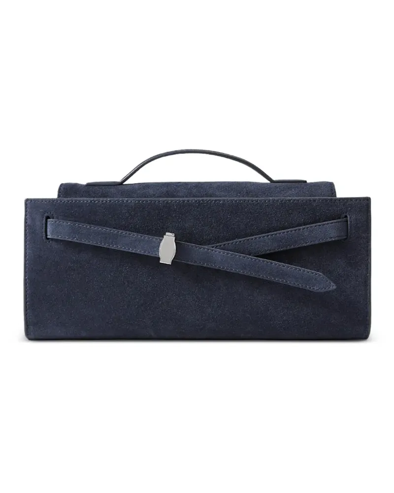 Veronica Beard dash suede clutch - Blau Blau