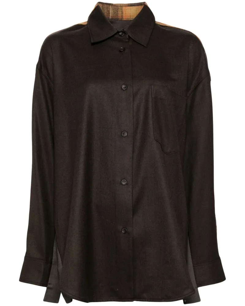 JNBY Jacke mit Karomuster - Braun Braun