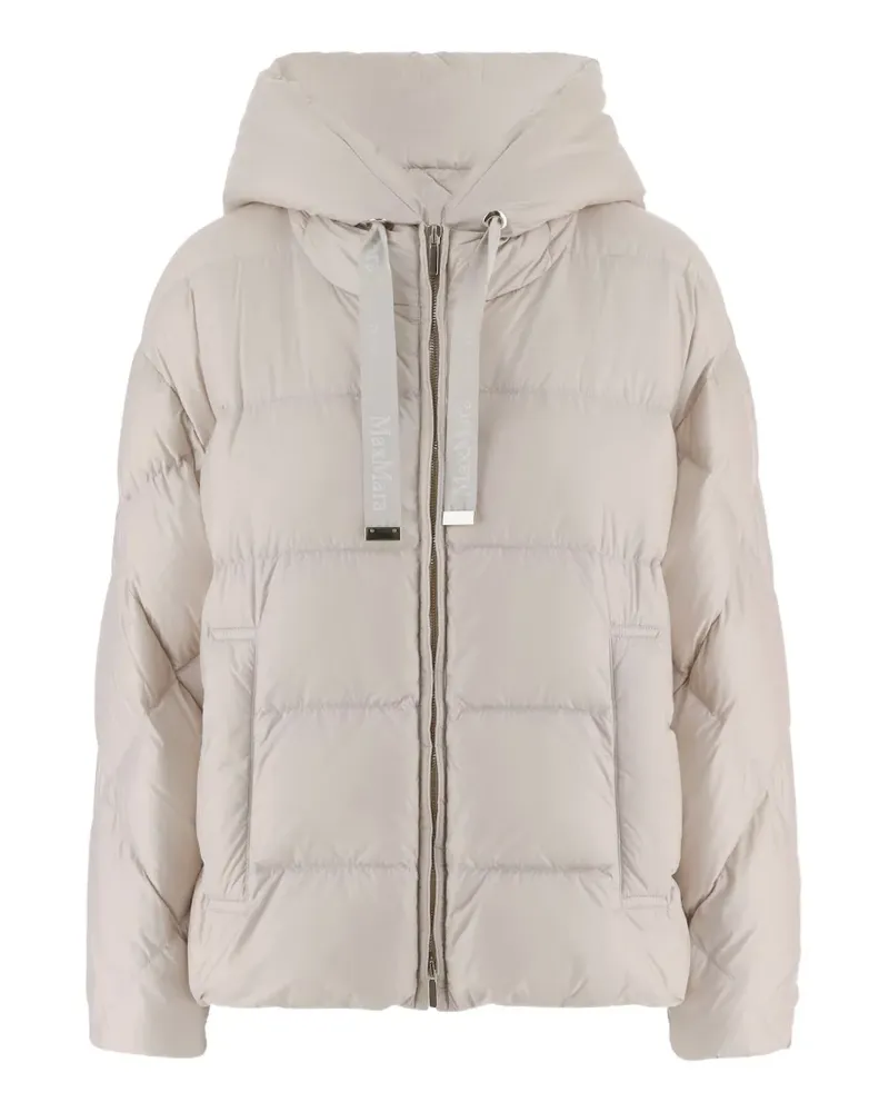 Max Mara The Cube hooded quilted jacket - Nude Nude