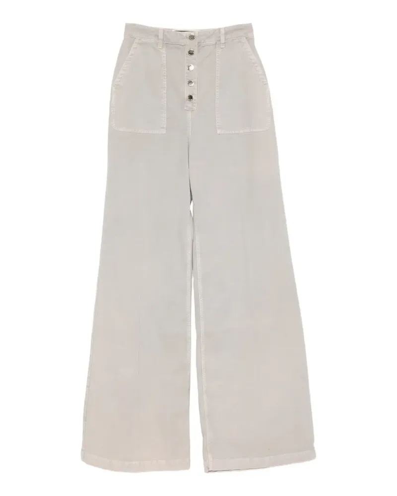 Elisabetta Franchi button-up jeans - Grau Grau