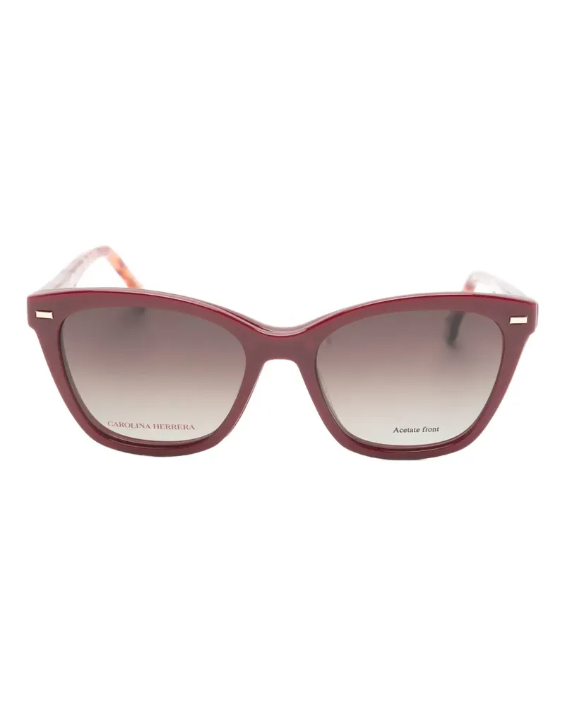 Carolina Herrera New York Brille im Cat-Eye-Design - Rot Rot