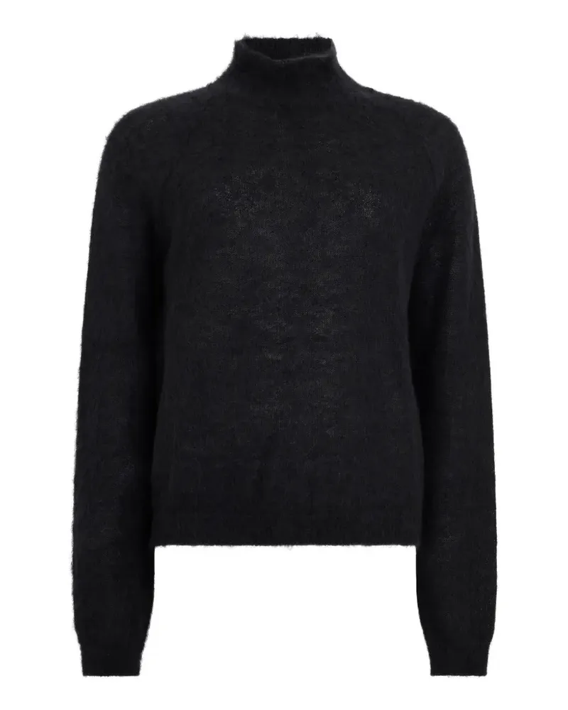 Alberta Ferretti Pullover mit Stehkragen - Schwarz Schwarz