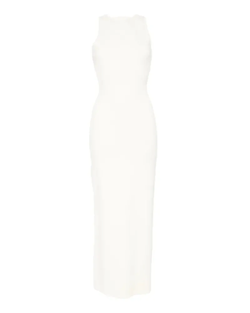 SIR Saba cross-back bead-embellished maxi dress - Nude Nude