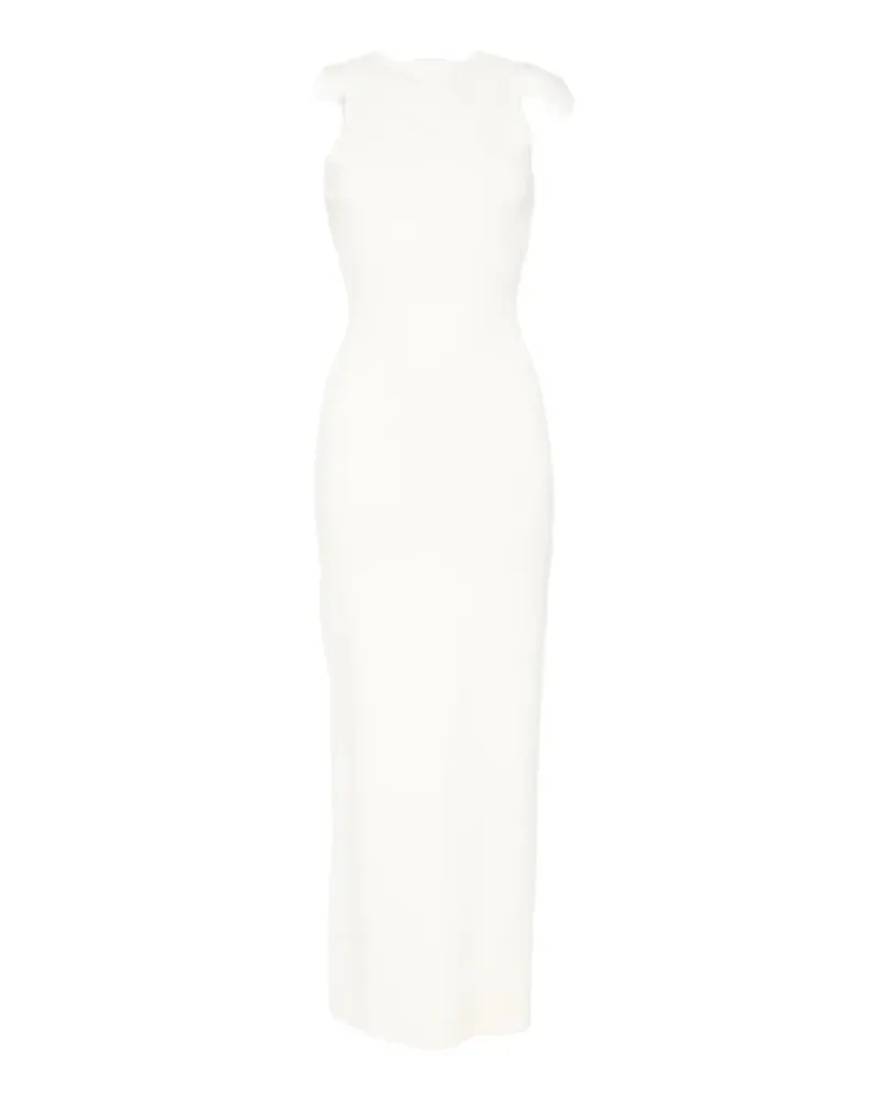 SIR Saba cross-back bead-embellished maxi dress - Nude Nude