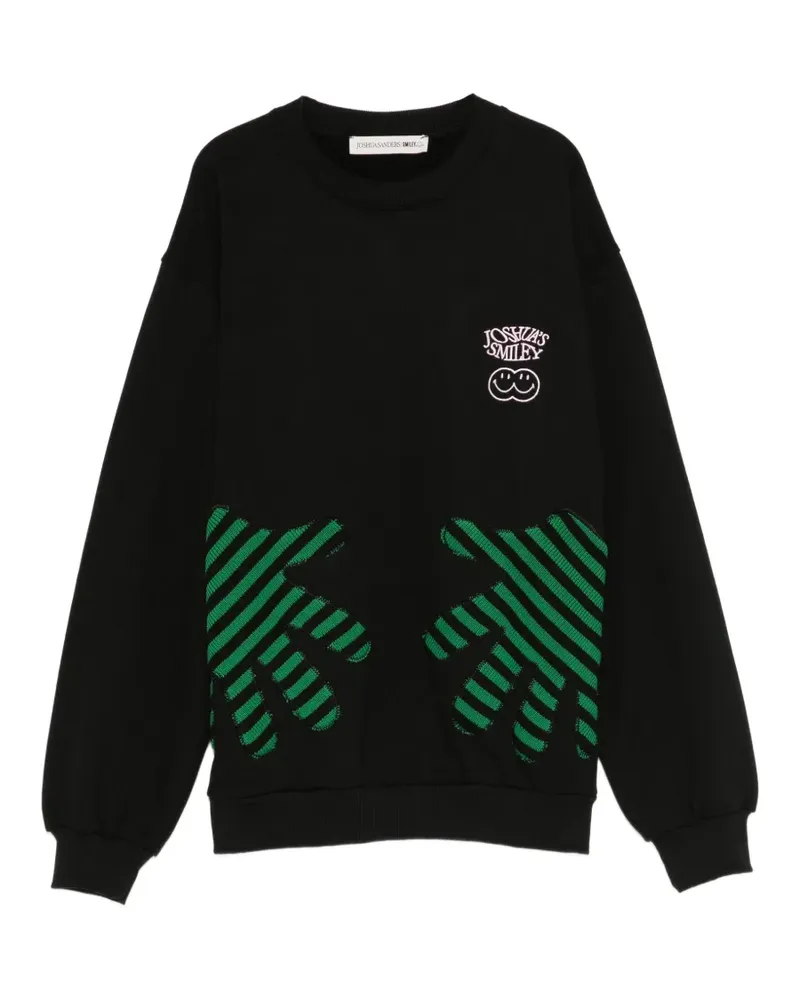 Joshua Sanders Sweatshirt mit Logo-Stickerei - Schwarz Schwarz