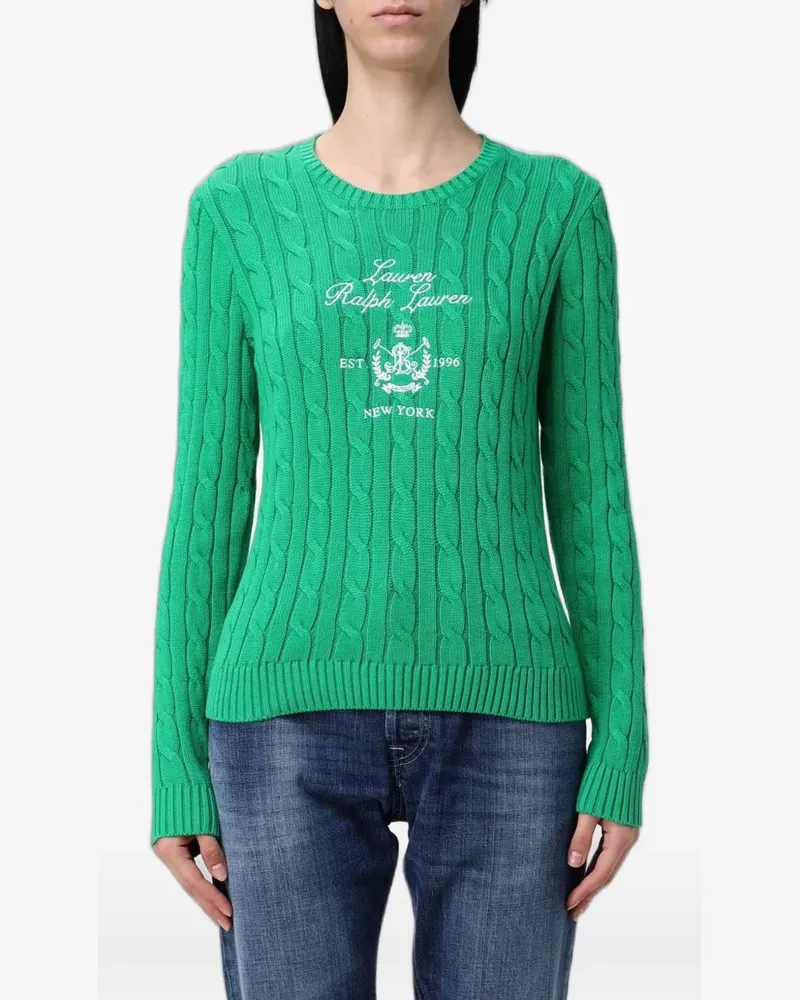 Ralph Lauren Pullover mit Zopfmuster - Grün Grün