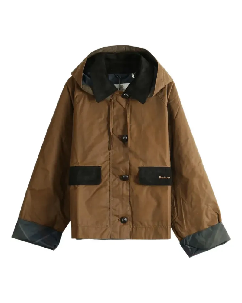 Barbour Adina Kapuzenjacke - Braun Braun