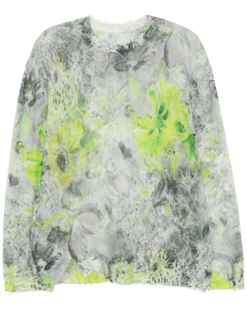 JNBY Gestricktes Jacquard-Top - Grau Grau