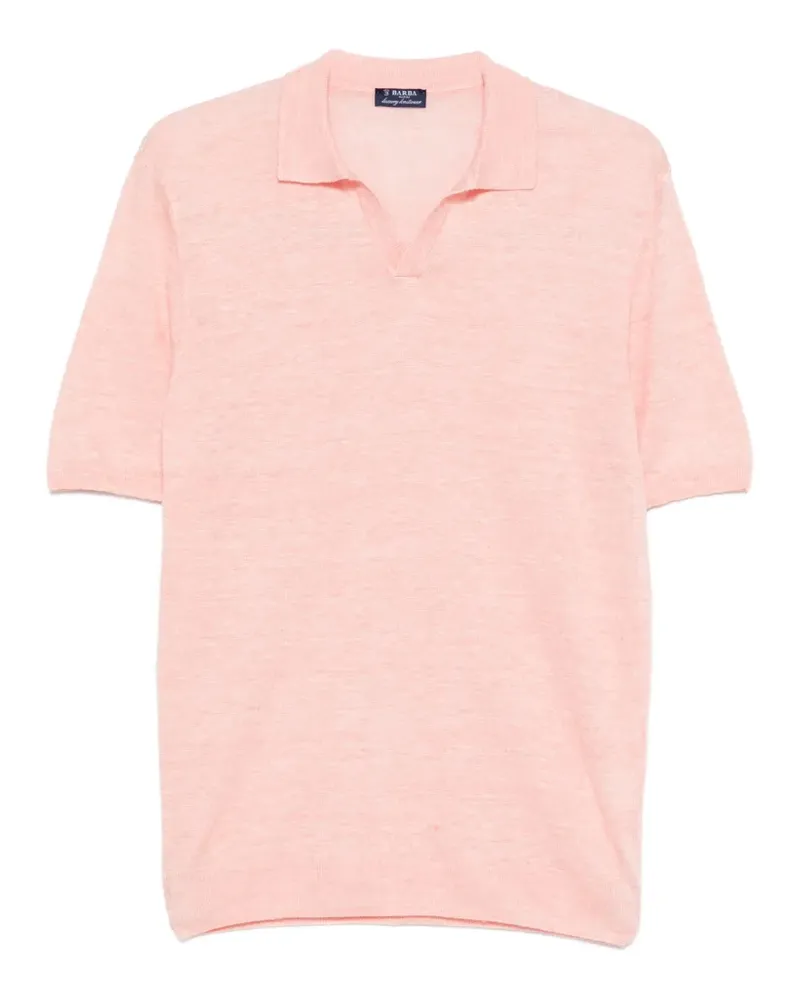BARBA V-neck T-shirt - Rosa Rosa