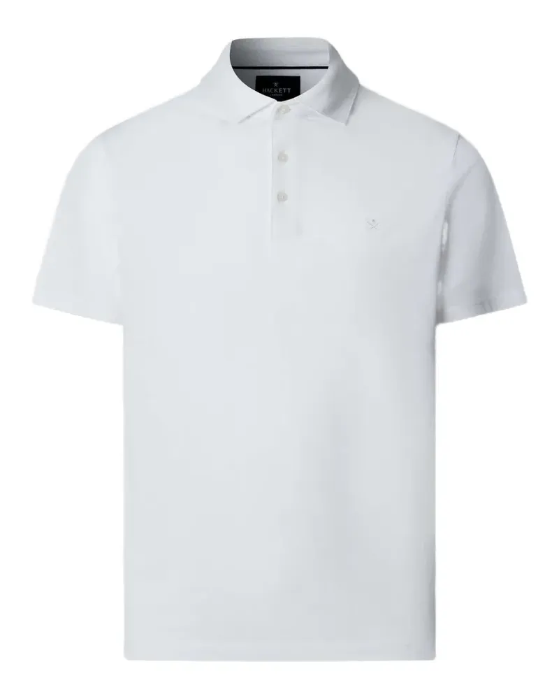 Hackett Poloshirt mit klassischem Schnitt - Weiß Weiß