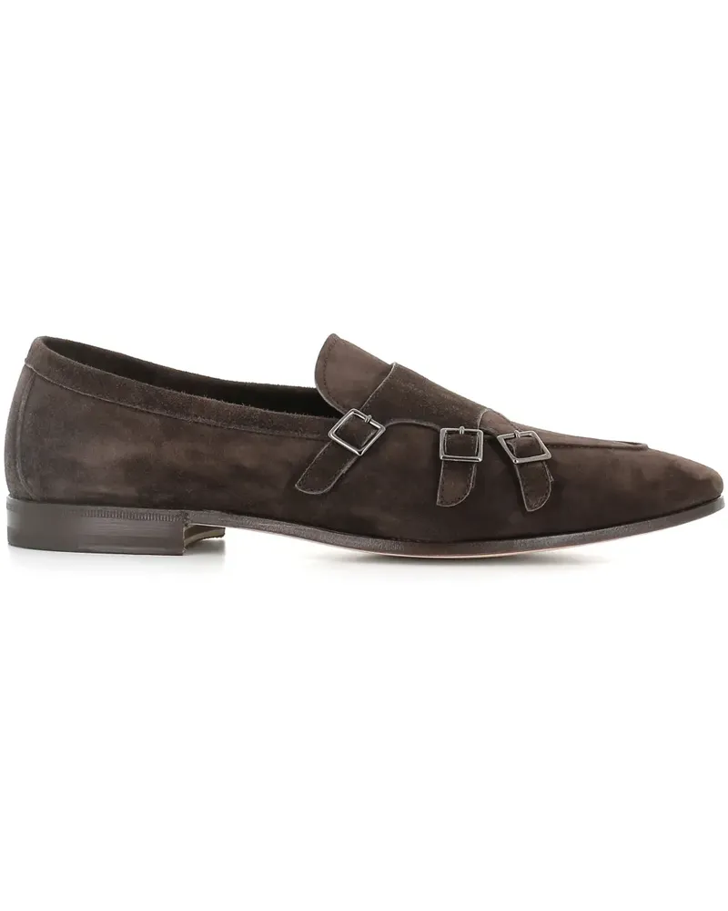 Henderson Monk-Schuhe aus Wildleder - Braun Braun