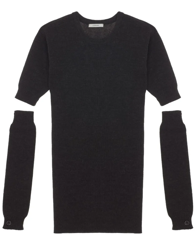 Christophe Lemaire Kleid mit abnehmbaren Ärmeln - Braun Braun