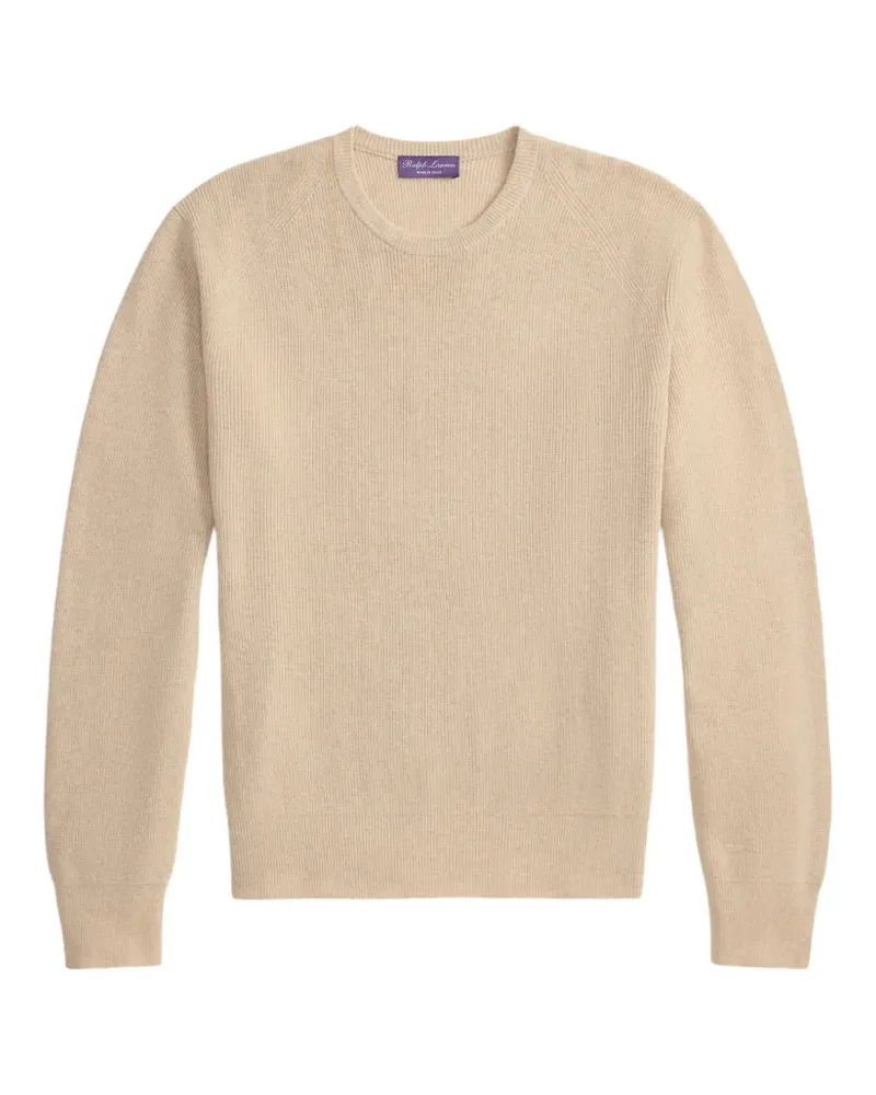 Ralph Lauren Gerippter Kaschmirpullover - Nude Nude