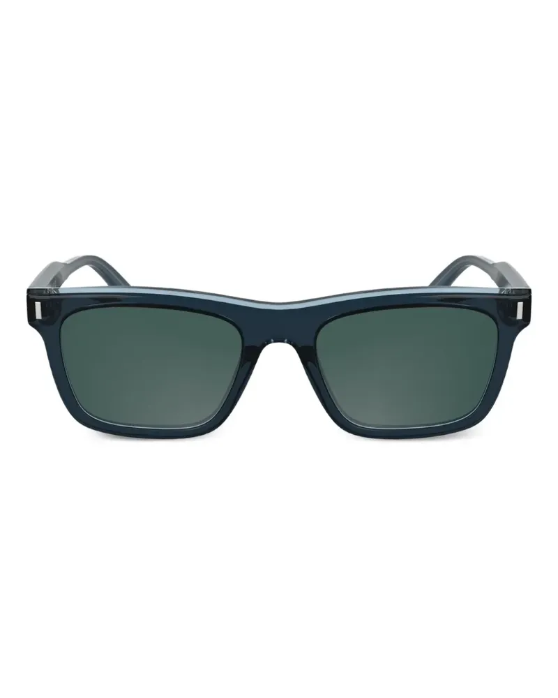 Calvin Klein Sonnenbrille mit eckigem Gestell - Blau Blau